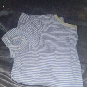 Green-ish Grey Striped Shirt